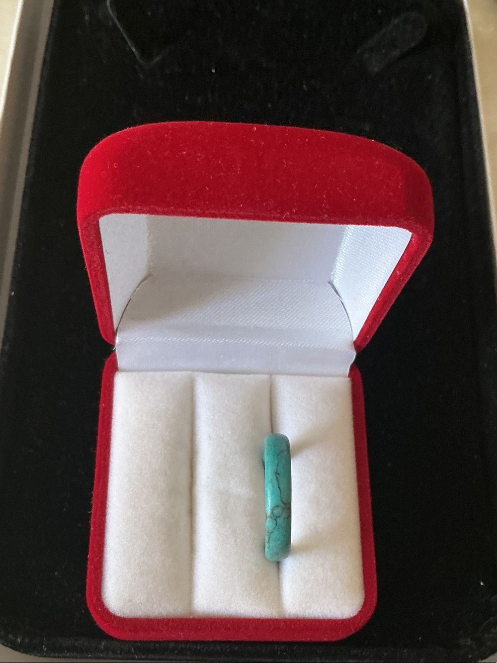 Turquoise Stone Band Ring - Women's Turquoise Jewelry